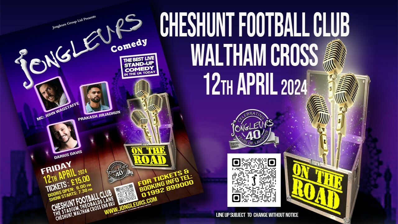 Jongleurs @CheshuntFC, Waltham Cross, England, United Kingdom