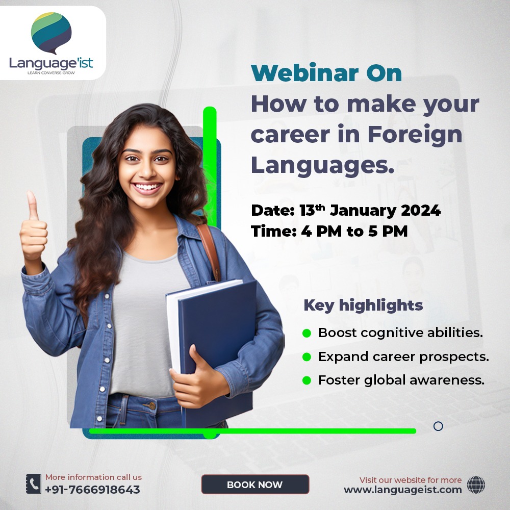 How to Make Your Career In Foreign Languages, Online Event