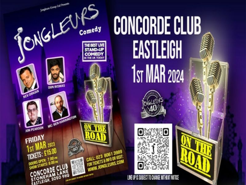 Jongleurs @ConcordClub Eastleigh, Eastleigh, England, United Kingdom