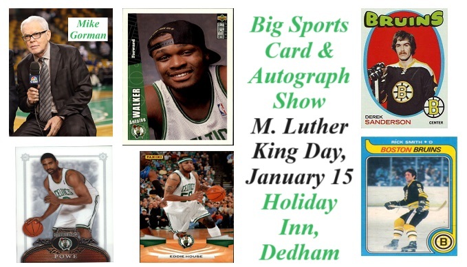 Big M. Luther King Day Sports Card and Autograph Show, Dedham, Massachusetts, United States