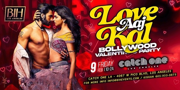 Love Aaj Kal: Bollywood Valentines Party on Feb 9th Catch One 2024, Los Angeles, California, United States