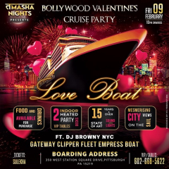 PITTSBURGH- BOLLYWOOD VALENTINES CRUISE PARTY