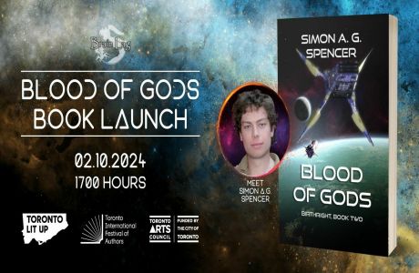 BLOOD OF GODS book launch party - open to public, Toronto, Canada