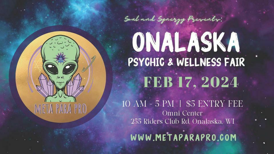 Onalaska Psychic-Paranormal-Wellness Fair, Onalaska, Wisconsin, United States