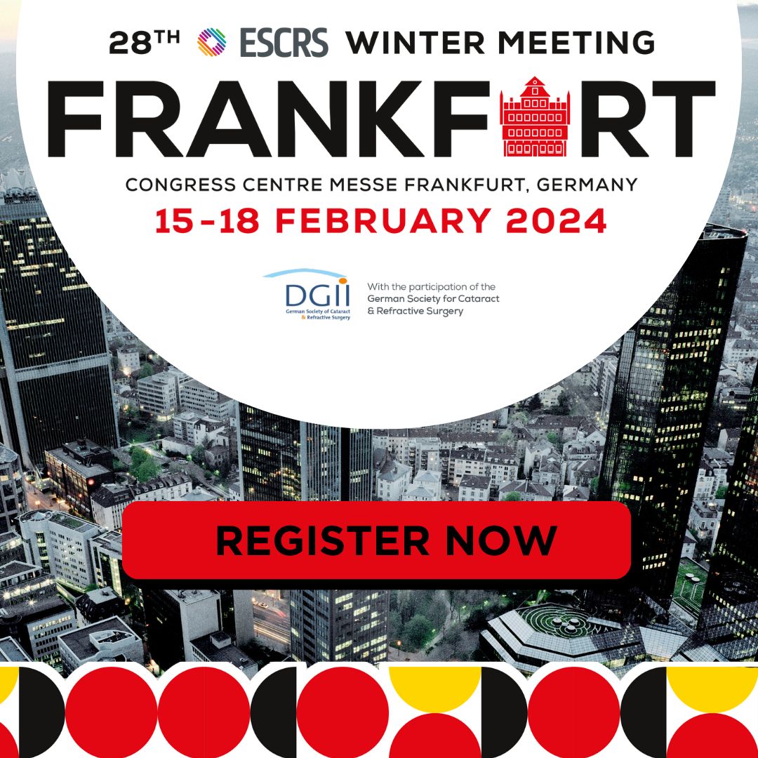 ESCRS 28th Winter Meeting | 15 - 18 February 2024 | Frankfurt, Germany, Frankfurt am Main, Hessen, Germany