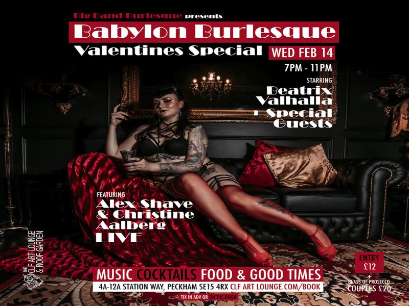 Babylon Burlesque Valentines Special, London, England, United Kingdom