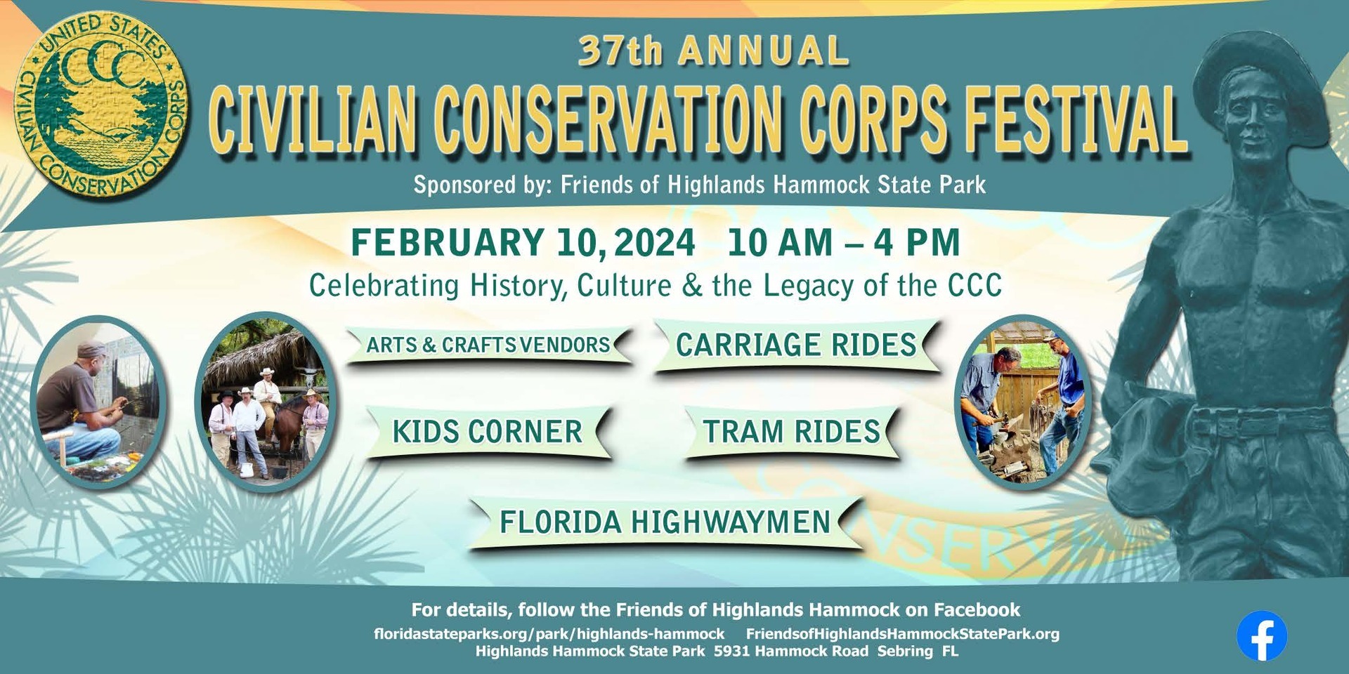 Civilian Conservation Corps Festival: Celebrate Florida History and Culture, Sebring, Florida, United States