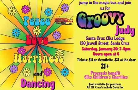 Groovy Judy Night at the Santa Cruz Elks Lodge, Santa Cruz, California, United States