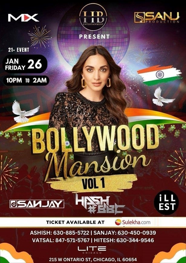 HB Entertainment Presents: Bollywood Mansion Volume 1.0, Chicago, Illinois, United States