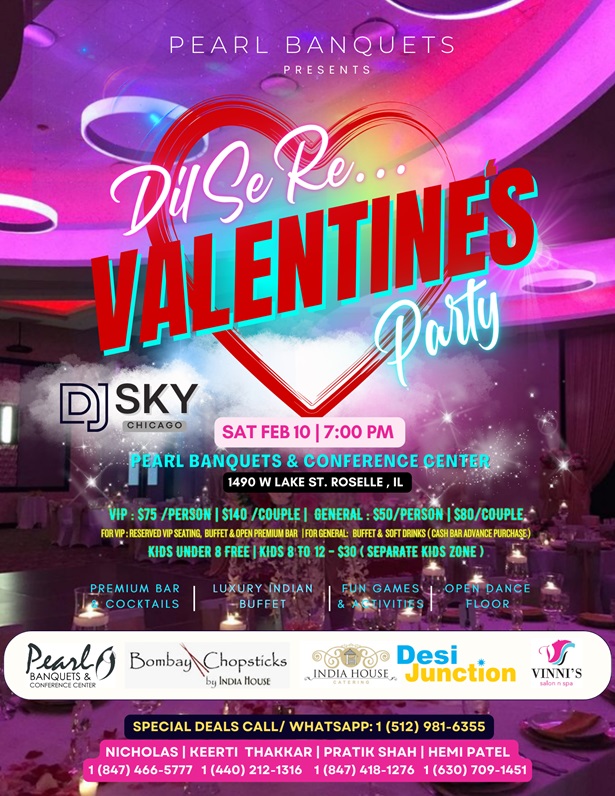 Dil Se Re - Valentines Day Party, Randolph, Illinois, United States