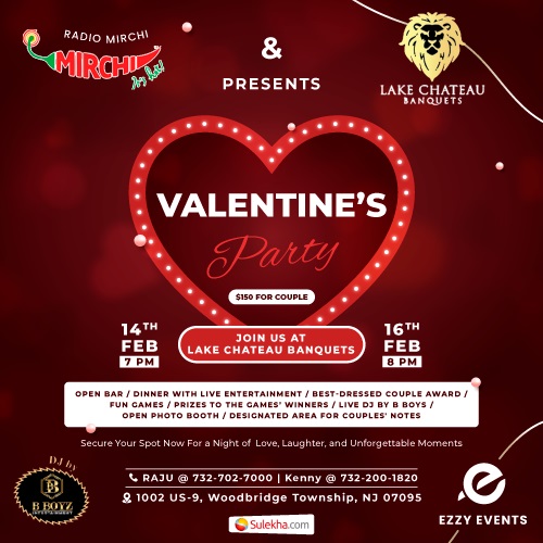 Valentine's Day Party, Township, New Jersey, United States
