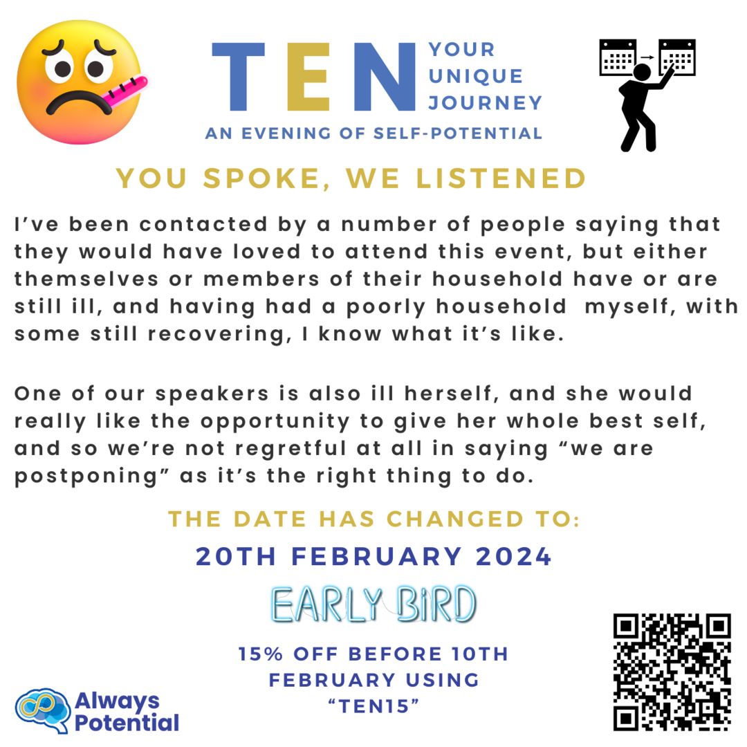 TEN: Your Unique Journey - An Evening of Self-Potential, Barry, Wales, United Kingdom