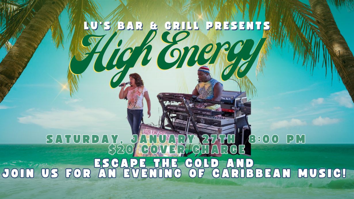 Caribbean Music Night LIVE with High Energy At Lu's Bar and Grill at Ion International Training Center, Leesburg, Virginia, United States