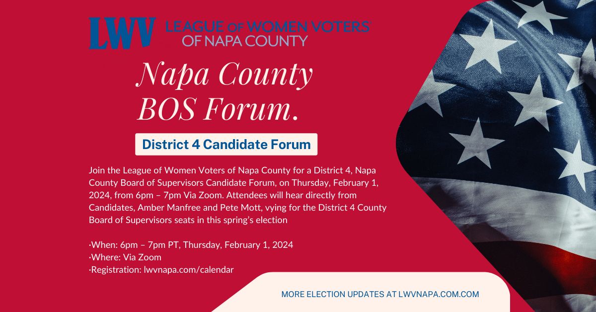 Community Forum: Candidates for District 4: Amber Manfree and Peter Mott, Online Event