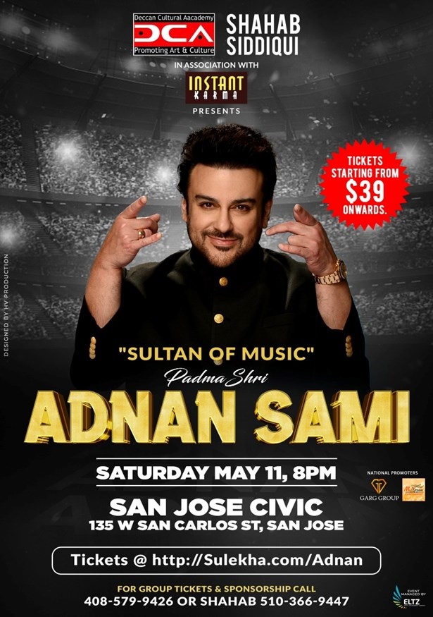 Adnan Sami Live In Bay Area 2024, San Jose, California, United States