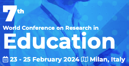 7th World Conference on Research in Education(WORLDCRE), Milan, Lombardia, Italy