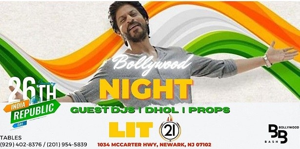 Republic Day Bollywood Night Party, Newark, New Jersey, United States