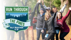 Run Through the Pines Half Marathon and 5K - Carver, MA - 4/21/24