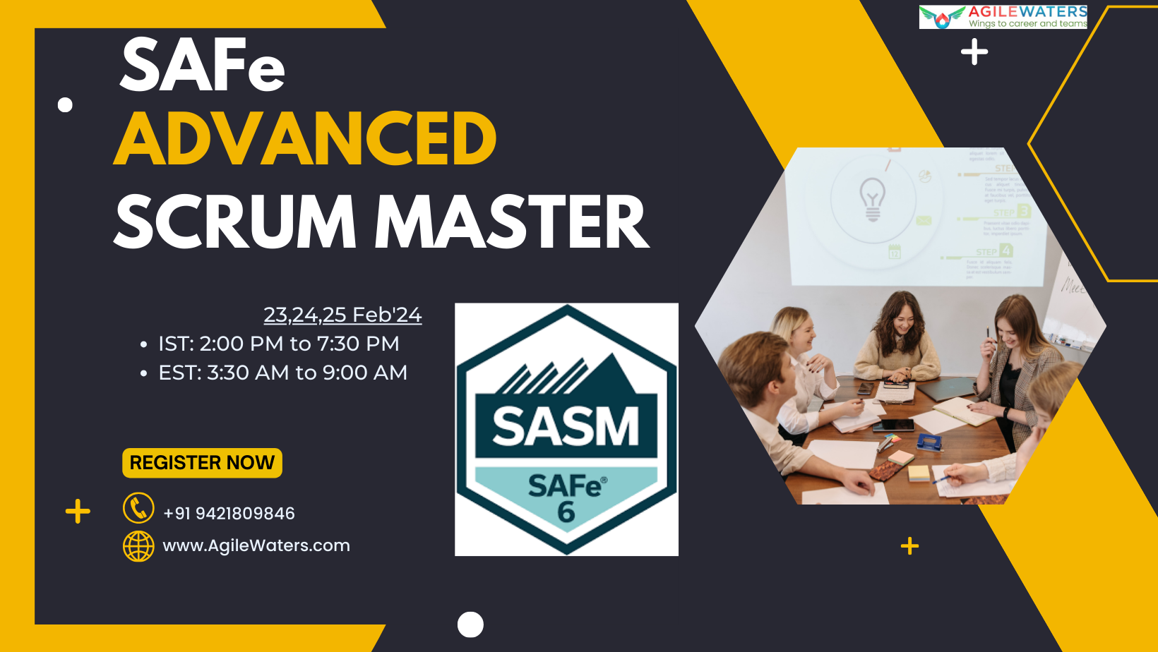 SAFe Advanced Scrum Master Certification Training, Online Event