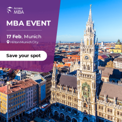 THINK GLOBAL. ACT LOCAL WITH AN MBA! DISCOVER YOUR MBA OPPORTUNITIES IN PERSON ON 17 FEBRUARY