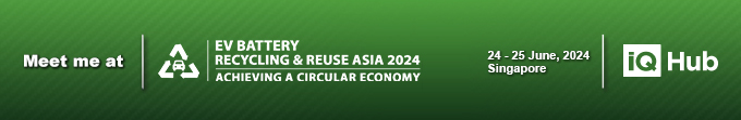EV Battery Recycling & Reuse  Asia  2024, Singapore, South West, Singapore