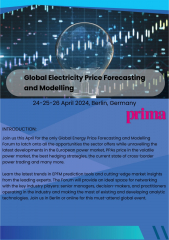 The  Global Electricity Price Forecasting and Modelling Forum  24-25-26 April 2024, Berlin Germany