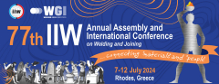 77th IIW Annual Assembly and International Conference on Welding and Joining