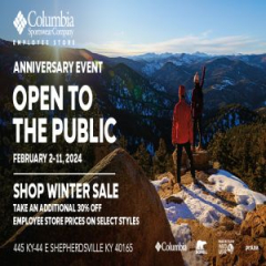 Columbia Sportswear Employee Store Annual Open to the Public Event