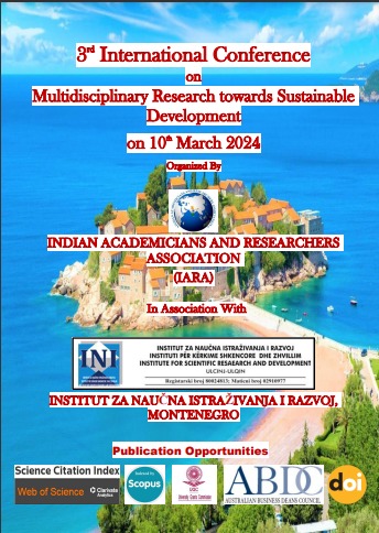 3rd International Conference on Multidisciplinary Research Towards Sustainable Development, Online Event