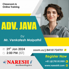 Best Advance Java  Training Institute In Hyderabad 2024 | NareshIT