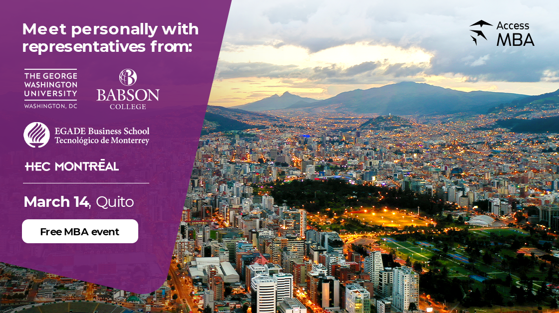 Unlock limitless career prospects with Access MBA Quito on March 14, Quito, Ecuador