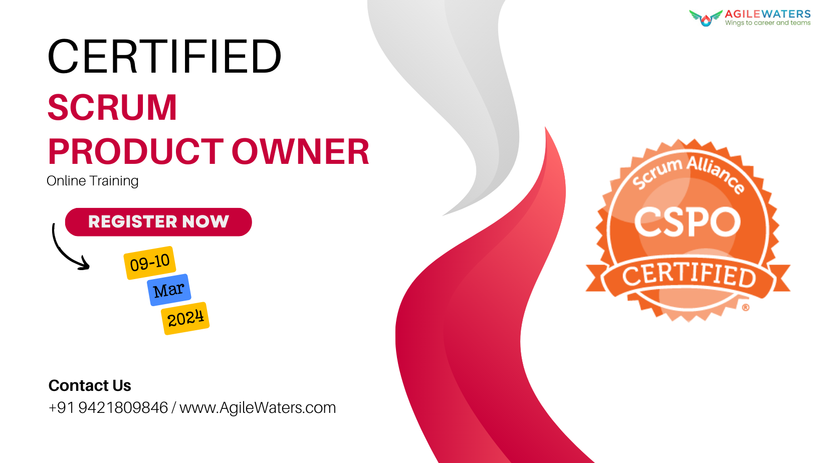 Certified Scrum Product Owner® Certification Course, Online Event