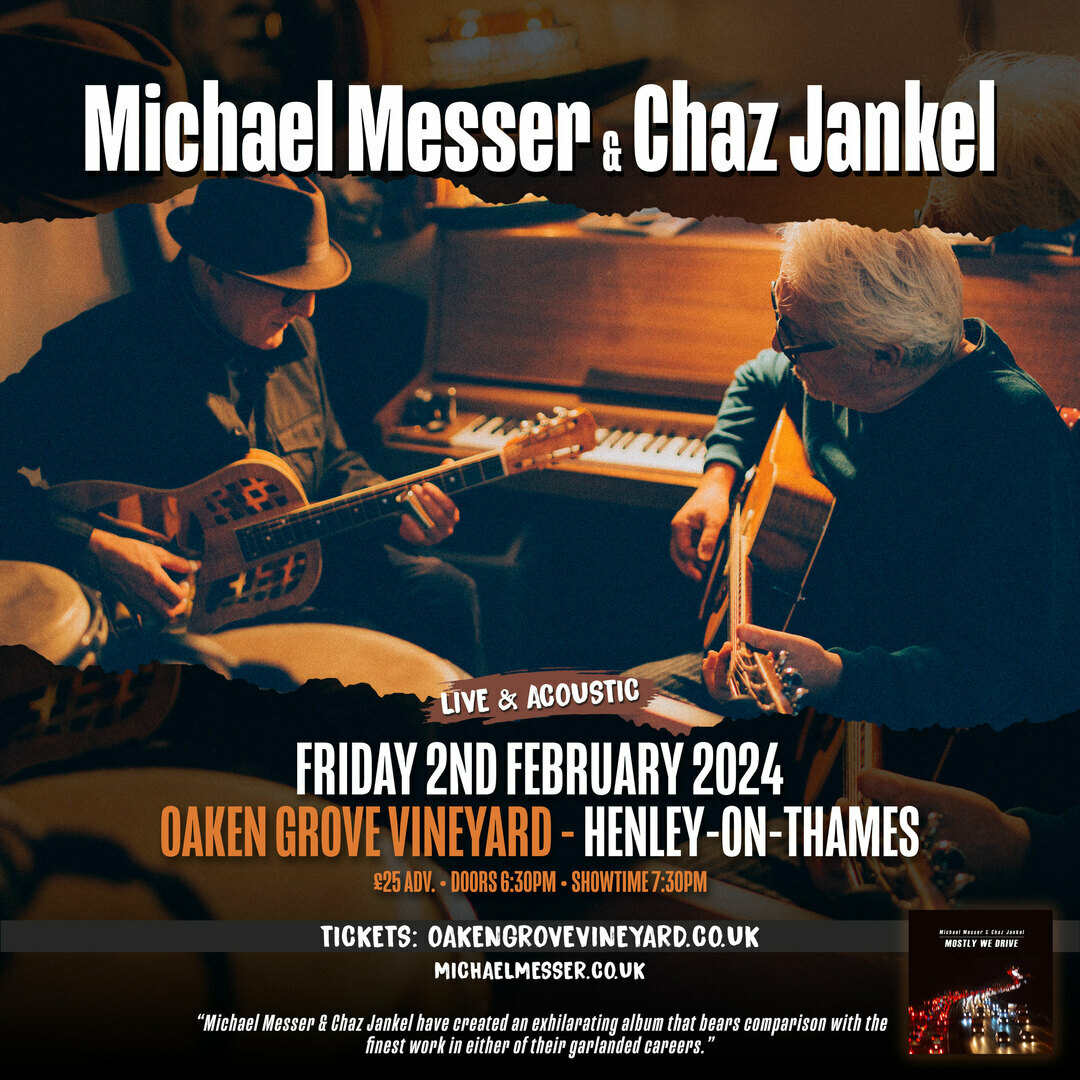 Michael Messer and Chaz Jankel at Oaken Grove Vineyard - Henley on Thames, Henley-on-Thames, England, United Kingdom