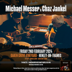 Michael Messer and Chaz Jankel at Oaken Grove Vineyard - Henley on Thames