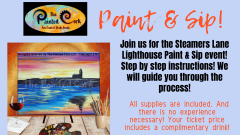 Paint And Sip ~ Steamers Lane Lighthouse
