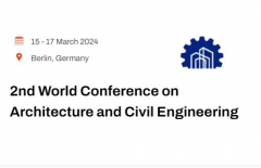 2nd World Conference on Architecture and Civil Engineering