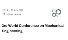 3rd World Conference on Mechanical Engineering
