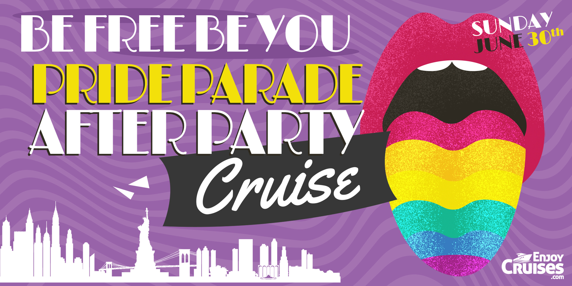 Pride Parade NYC After Party Sunset Cruise LGBT - Be Free, Be You in New York - Sunday June 30, 2024, New York, United States