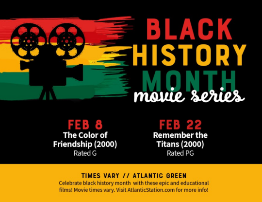 Black History Month Movie Series at Atlantic Station, Fulton, Georgia, United States