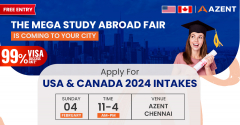 Azent Overseas Education Fair - Chennai - USA | Canada