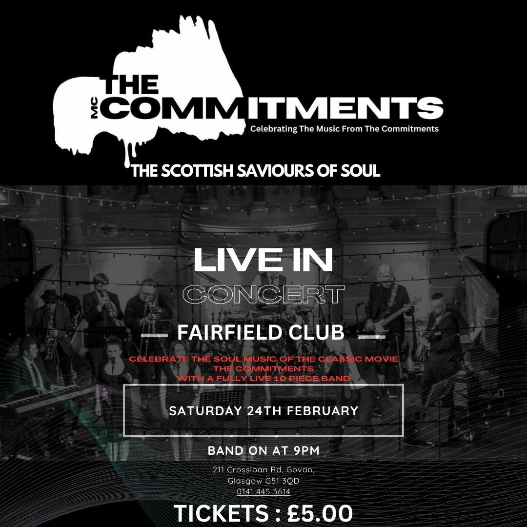 The McCommitments - Scottish Saviours of Soul, Glasgow, Scotland, United Kingdom