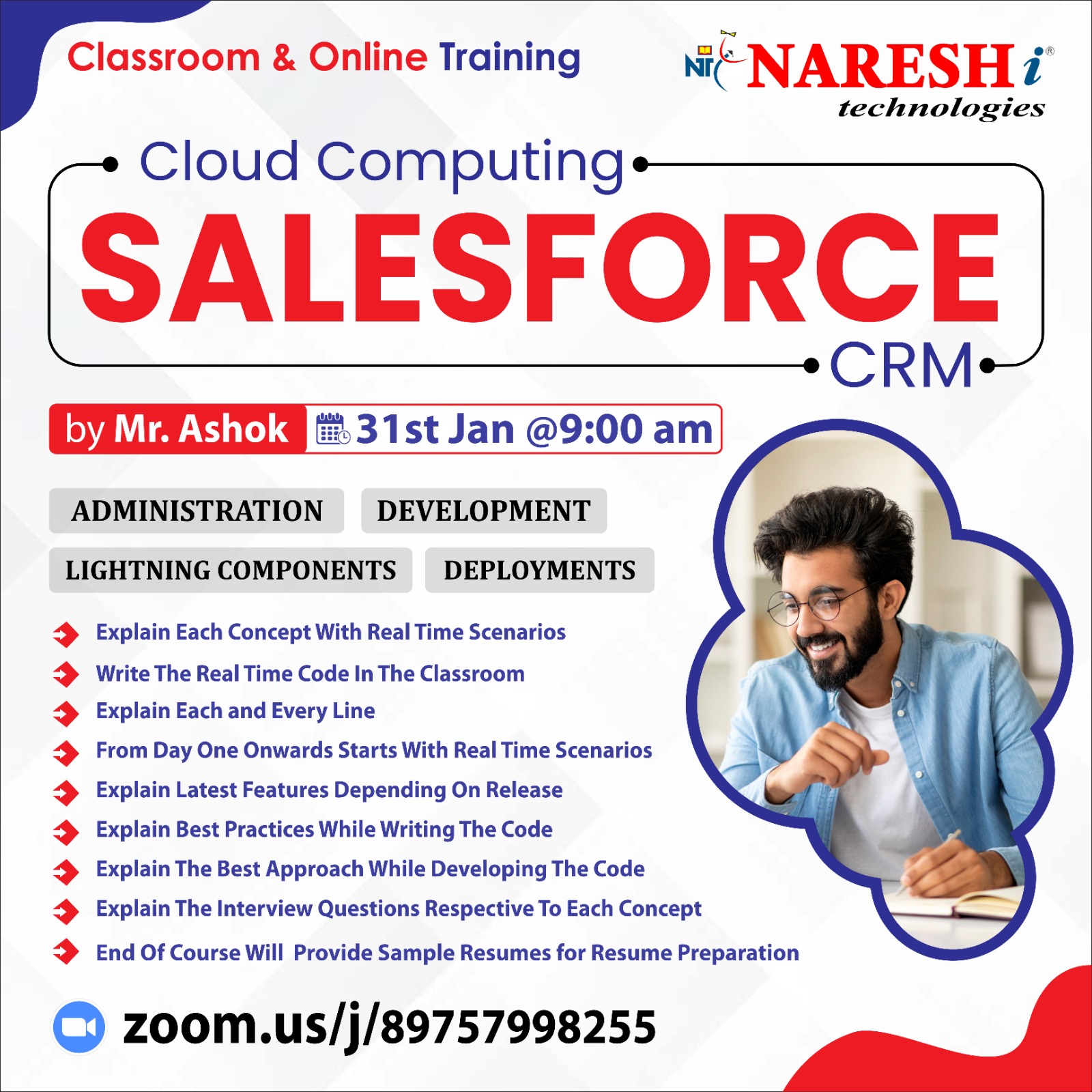 Learn Best Salesforce Course Training in NareshIT - 8179191999, Online Event