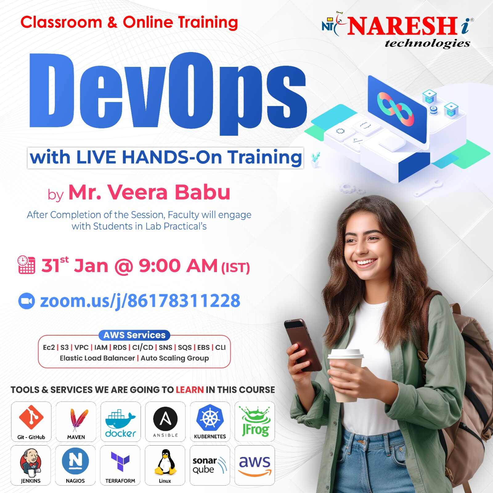 Best DevOps Online Course Training in NareshIT - 8179191999, Online Event