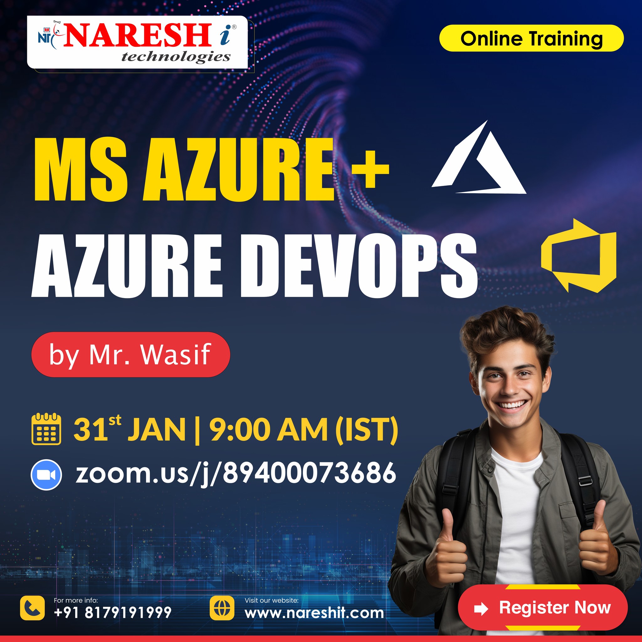 Best Ms Azure + Azure Decops Online Training Institute In Hyderabad 2024 | NareshIT, Online Event