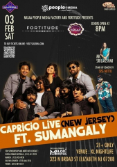 Band Capricio Live New Jersey FT Sumangaly (Age 21+) 2024