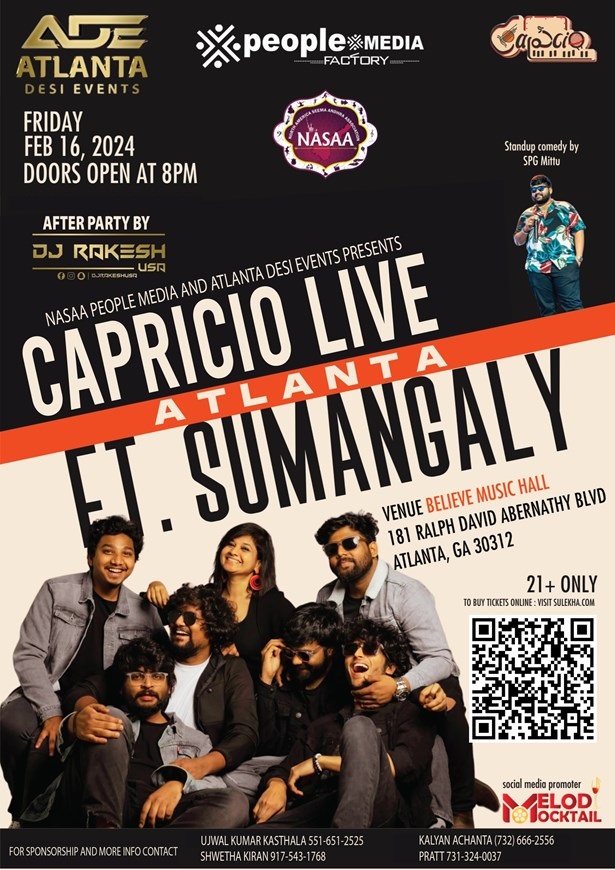 Band Capricio Live In Atlanta (Age 21+) 2024, Atlanta, Georgia, United States