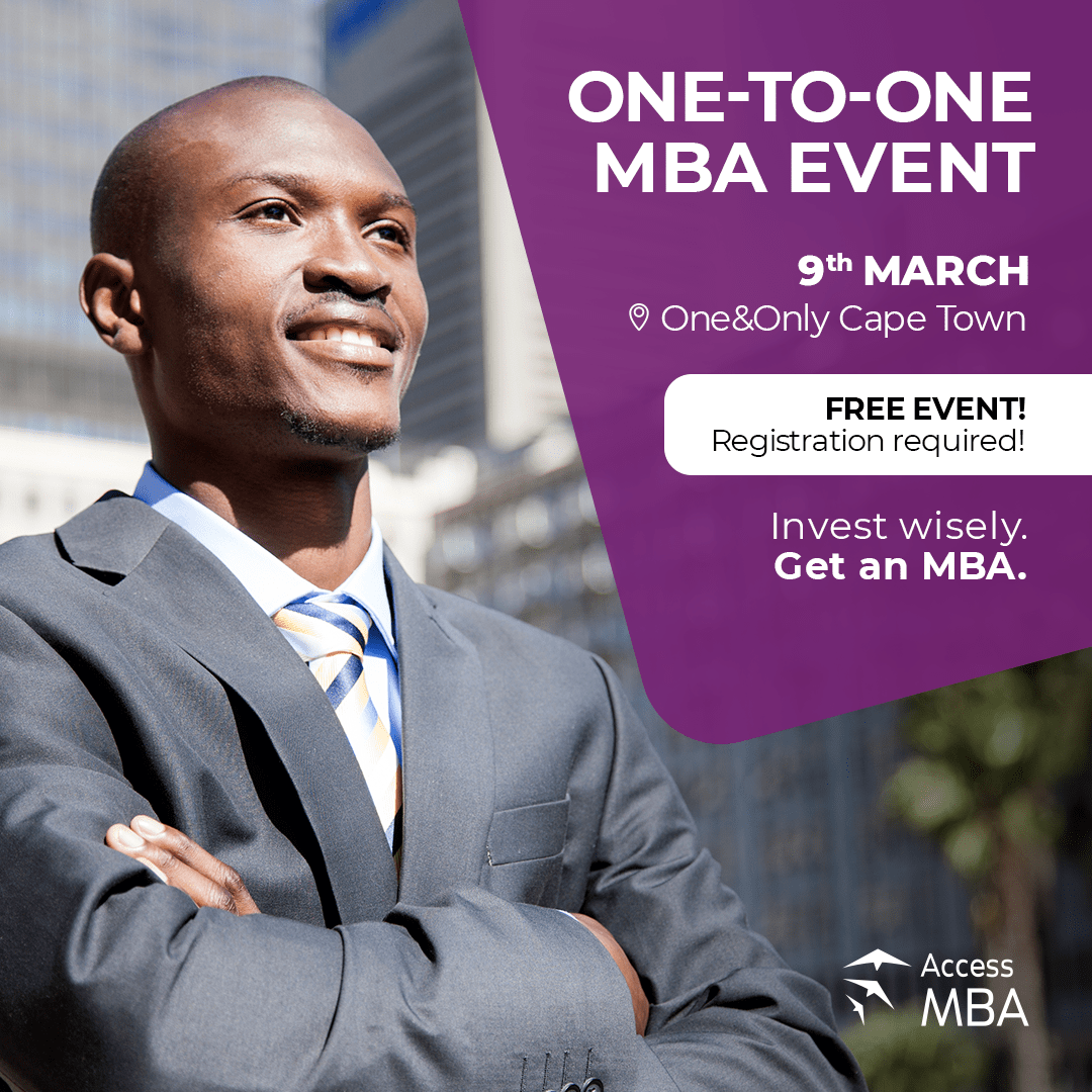 Meet your dream universities at the Access MBA Cape Town In-person Event, Cape Town, Western Cape, South Africa