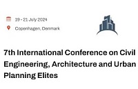 7th International Conference on Civil Engineering, Architecture and Urban Planning Elites, Copenhagen/Denmark, Denmark