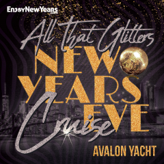 All That Glitters New Year's Eve Fireworks Party Cruise 2025 on the Avalon Yacht in New York City