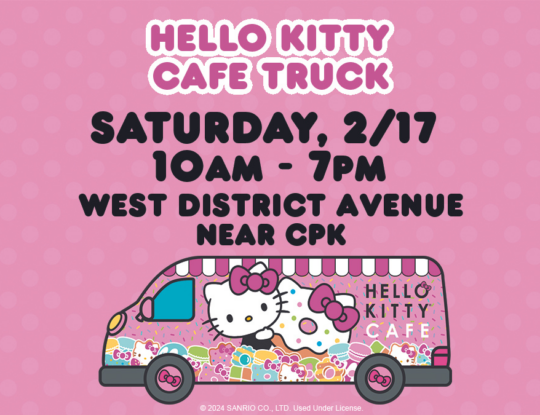 Hello Kitty Café Truck at Atlantic Station, Fulton, Georgia, United States